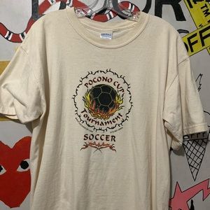 Vintage soccer tournament t shirt